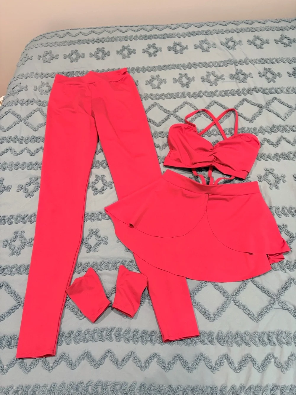 Kellé Pretty Girls Red Dance Costume Set | Adult Medium